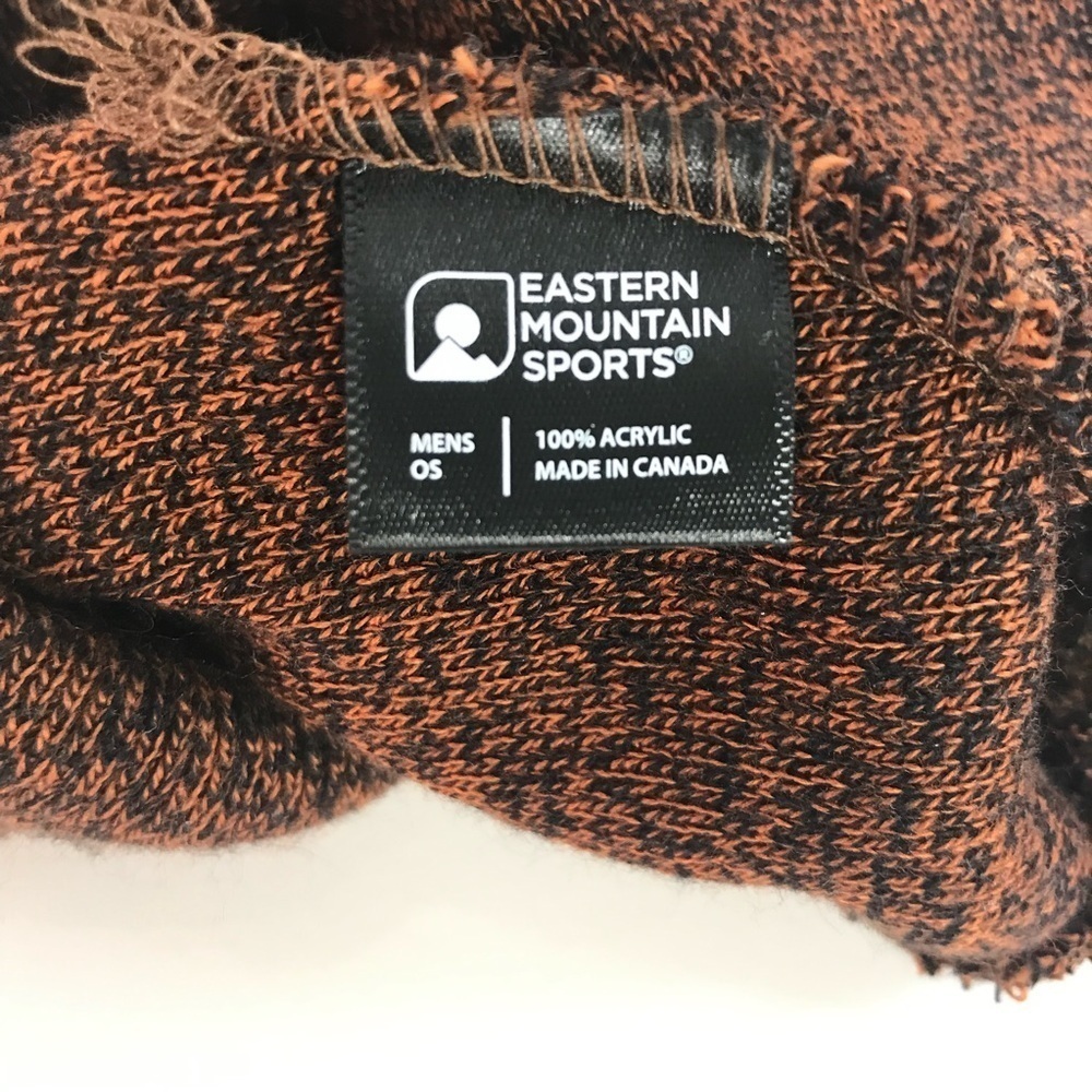 EASTERN MOUNTAIN SPORTS Unisex beanie knit cap hat brown and black One Size NWT - Picture 10 of 12
